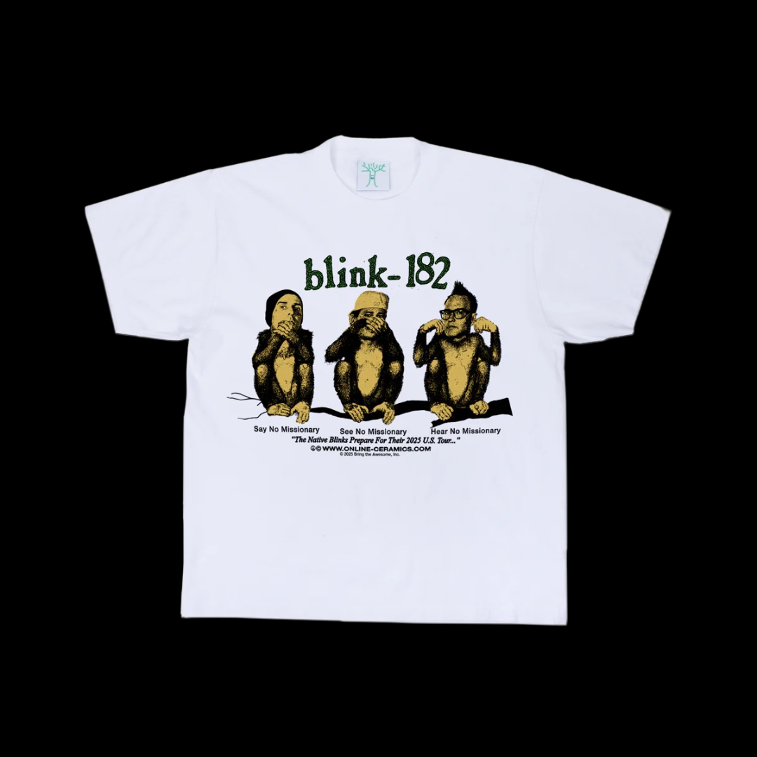 2025 online ceramics blink 182 missionary impossible tee