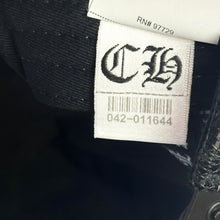 Load image into Gallery viewer, chrome hearts pony hair triple cross trucker hat black
