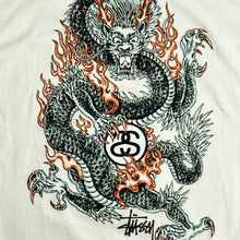 Load image into Gallery viewer, stussy fire dragon tee white

