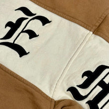 Load image into Gallery viewer, 2019 supreme old english stripe zip up hoodie brown
