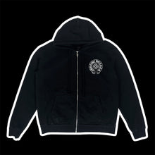 Load image into Gallery viewer, chrome hearts malibu horseshoe dagger zip up
