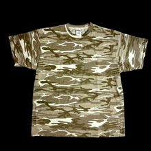 Load image into Gallery viewer, vintage desert camo on a mission tee
