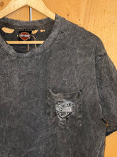 Load image into Gallery viewer, 2004 harley acid washed florida thrashed pocket tee
