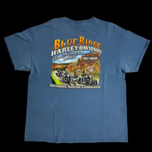Load image into Gallery viewer, vintage harley life gives you a curve tee nc
