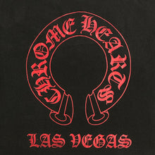 Load image into Gallery viewer, 2000s chrome hearts las vegas red horseshoe floral l/s
