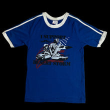 Load image into Gallery viewer, 1991 i support desert storm raglan ringer tee
