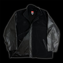 Load image into Gallery viewer, vintage nike fiesta bowl nylon leather satin track jacket
