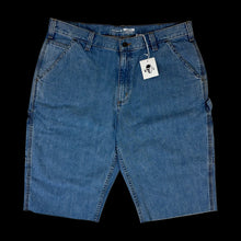 Load image into Gallery viewer, warren lotas reaper carhartt denim shorts long jorts
