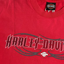 Load image into Gallery viewer, 2003 harley tribal dayton ohio tee red
