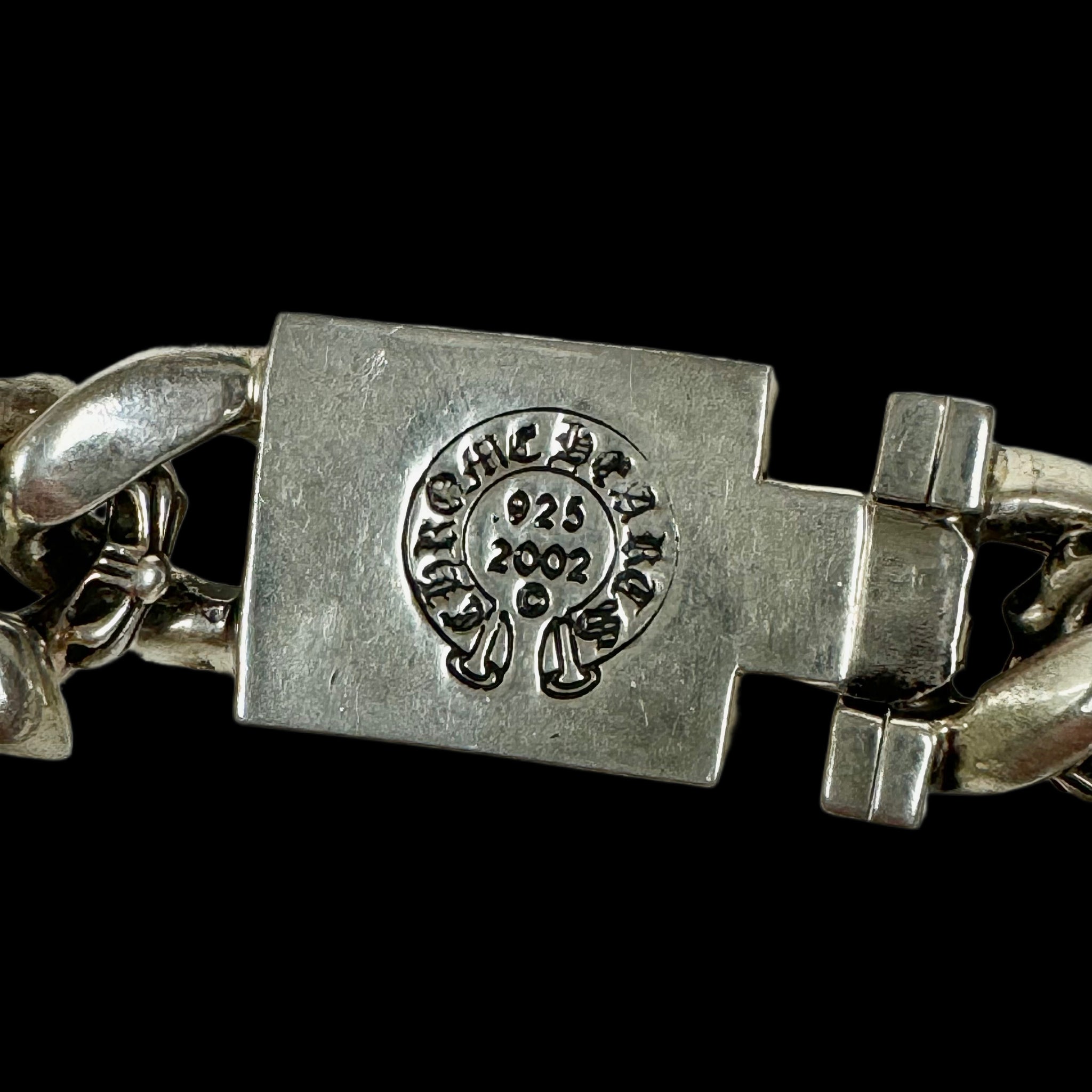 chrome hearts fancy link box ID bracelet sz 8 – change clothes
