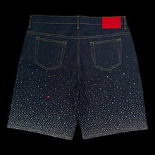 Load image into Gallery viewer, 2025 spider star dust denim shorts jorts
