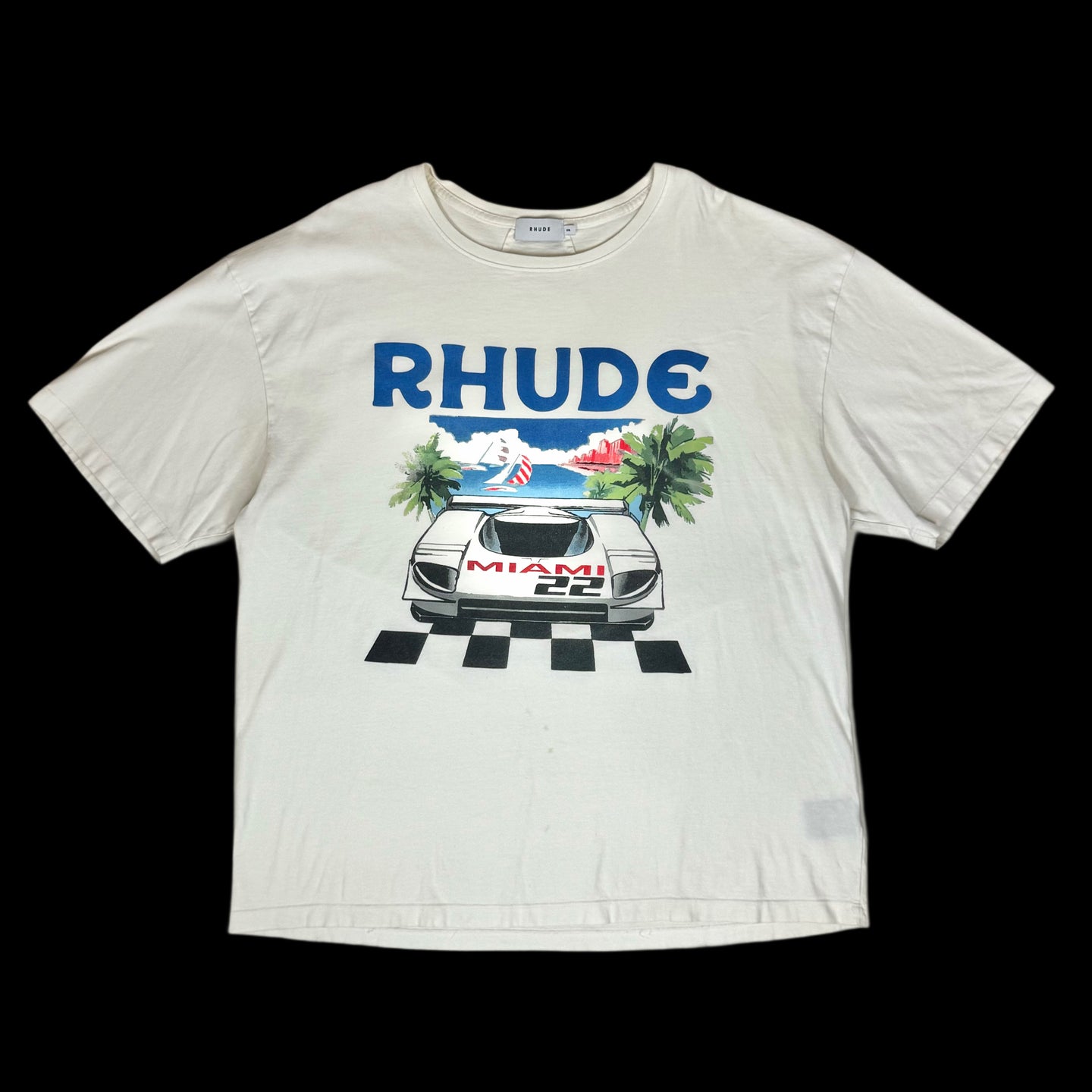 rhude miami startline tee