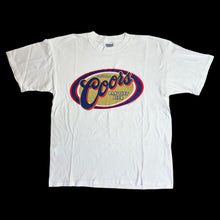 Load image into Gallery viewer, 2000 coors banquet ellipse logo tee y2k
