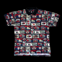 Load image into Gallery viewer, vtg tabasco collage pique knit polo

