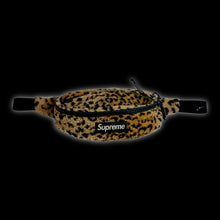 Load image into Gallery viewer, 2017 supreme leopard fleece waist bag
