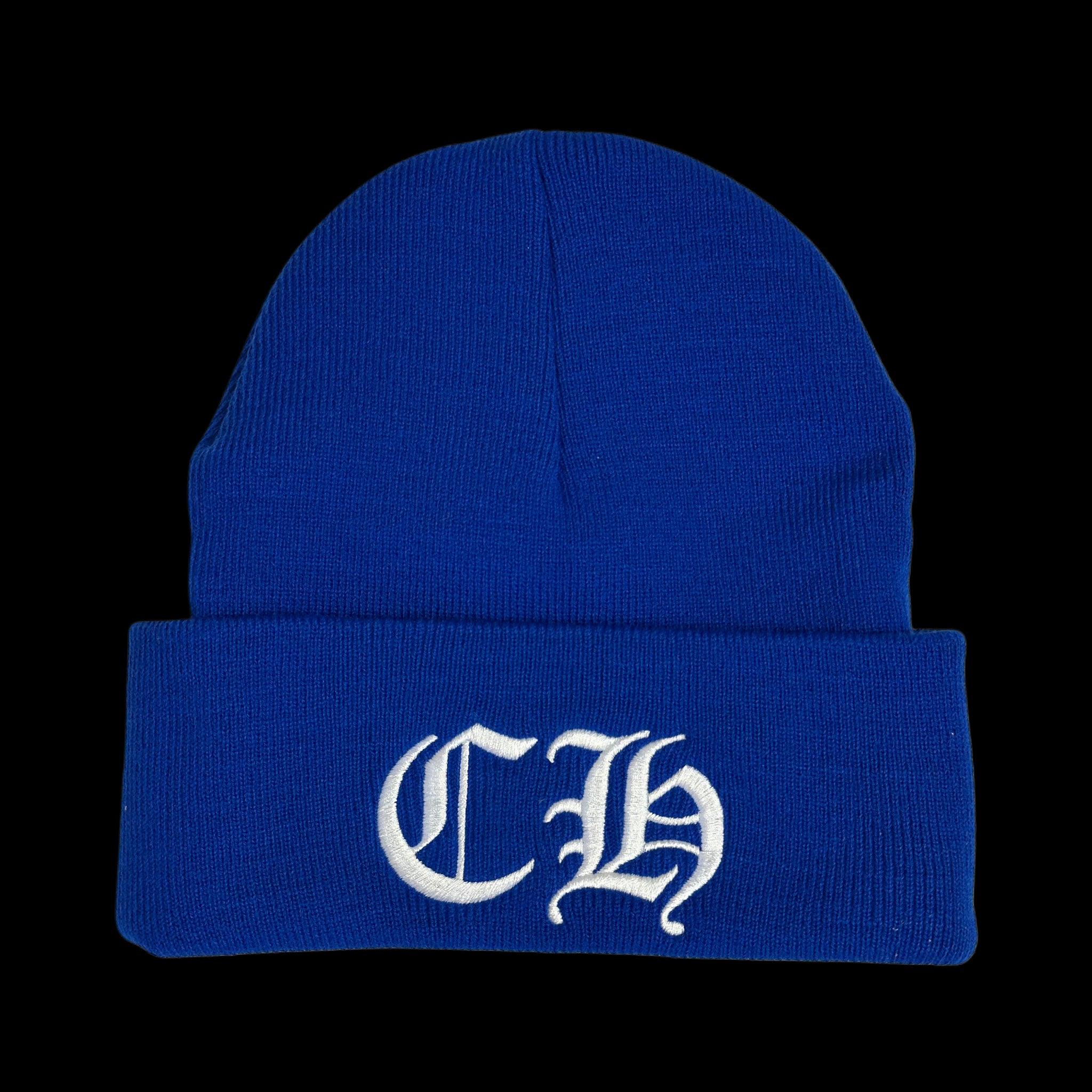 2026 chrome hearts ch royal blue watch cap beanie – change clothes