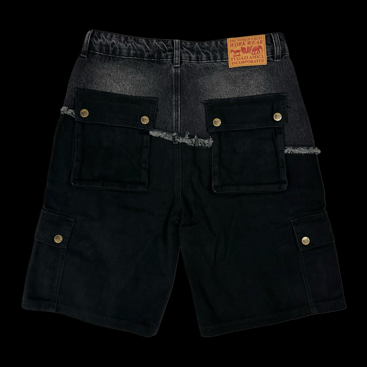 2025 fugazi // dsmny hybrid shorts black