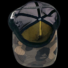 Load image into Gallery viewer, 2007 bape van halen logo camo trucker
