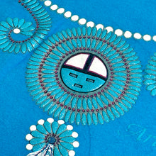 Load image into Gallery viewer, late 90s arizona zuni sunface necklace tee
