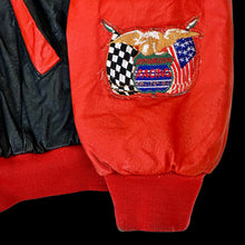 Load image into Gallery viewer, 2000 jeff hamilton las vegas leather racing jacket
