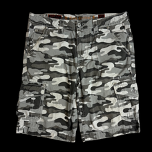 Load image into Gallery viewer, rock revival snow camo cargo shorts
