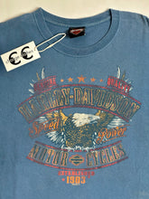 Load image into Gallery viewer, vintage harley life gives you a curve tee nc
