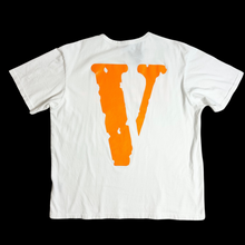 Load image into Gallery viewer, vlone friends tee white orange
