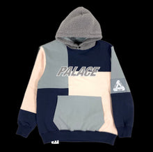 Load image into Gallery viewer, 2021 palace fleeced hoodie patchwork tri ferg
