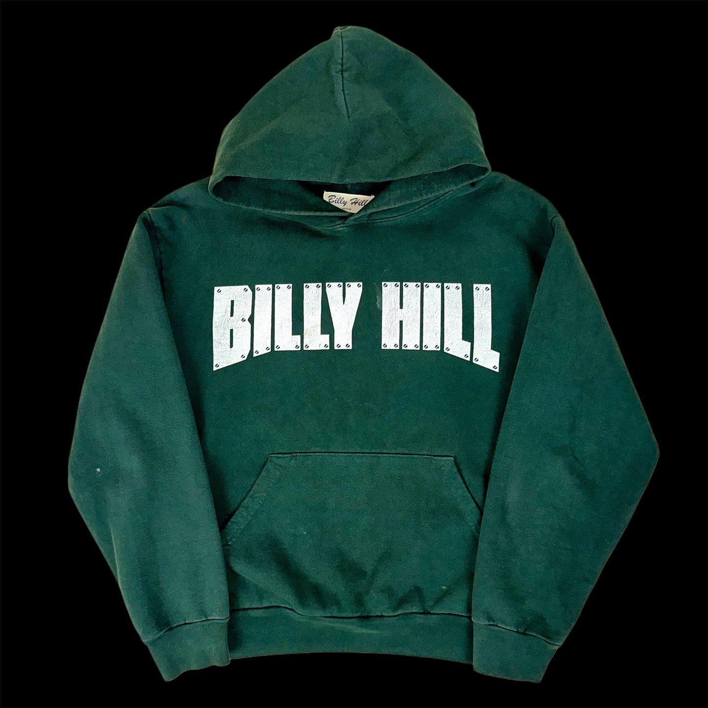 billy hill auto logo hoodie pine green