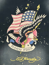 Load image into Gallery viewer, 2000s ed hardy born free eagle bleach tee
