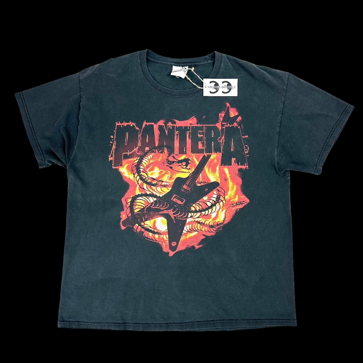 early 2000s pantera flames tee
