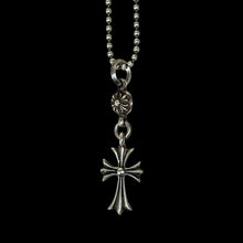 Load image into Gallery viewer, chrome hearts tiny cross + ball pendant
