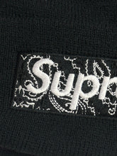 Load image into Gallery viewer, 2019 supreme bandana box logo beanie black
