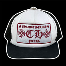 Load image into Gallery viewer, 2024 chrome hearts paris exclusive olympic edition trucker hat
