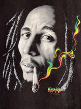 Load image into Gallery viewer, 2007 bob marley kaya man rasta smoke tee

