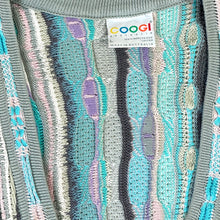 Load image into Gallery viewer, 90s coogi knit cardigan cotton candy colors
