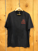 Load image into Gallery viewer, 2000s weld or die skull flames onyx tillman tee
