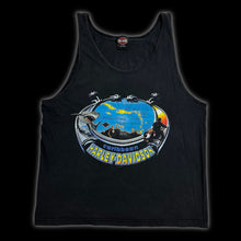 Load image into Gallery viewer, 2005 harley aruba caribbean map tank top

