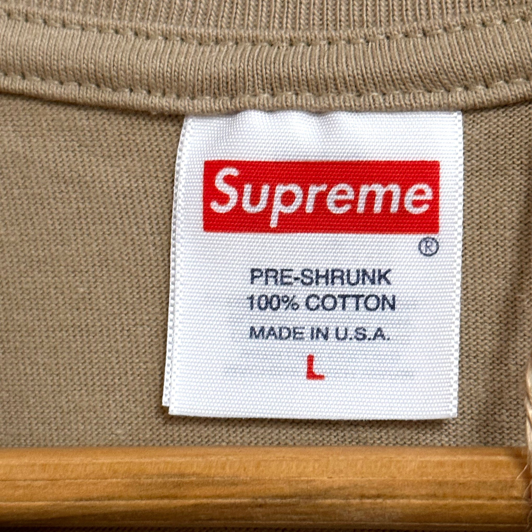 2023 supreme nba youngboy tee khaki – change clothes