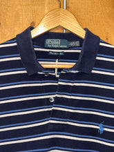 Load image into Gallery viewer, 2000s polo ralph lauren pima blue striped polo
