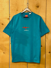 Load image into Gallery viewer, 2022 supreme bc s/s top embroidered t rex teal
