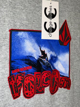 Load image into Gallery viewer, 2000s volcom surf gavin beschen puff print tee

