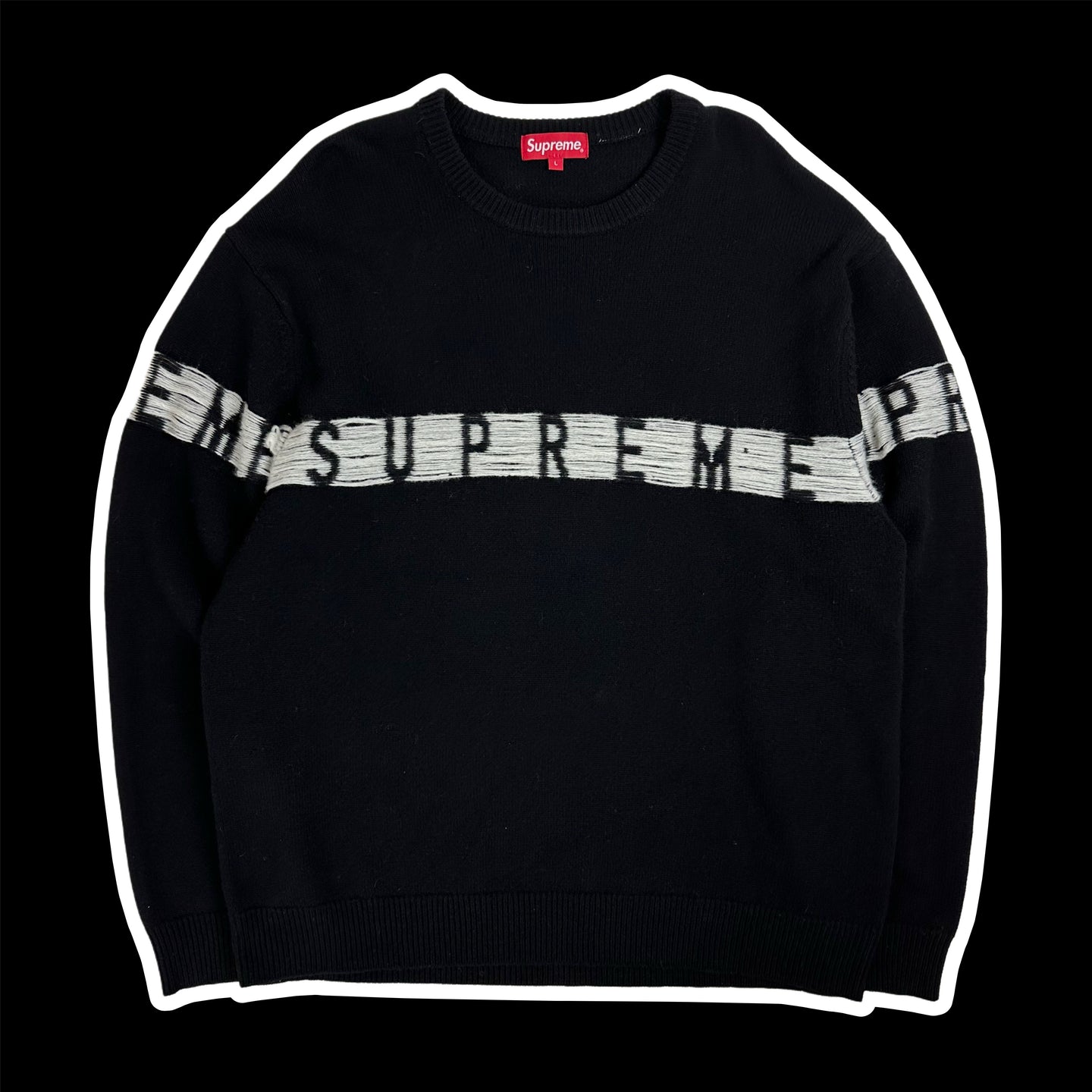 2021 supreme inside out logo sweater