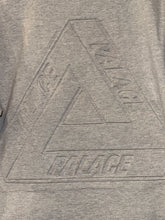 Load image into Gallery viewer, 2022 palace tri ferg embossed tee grey marl
