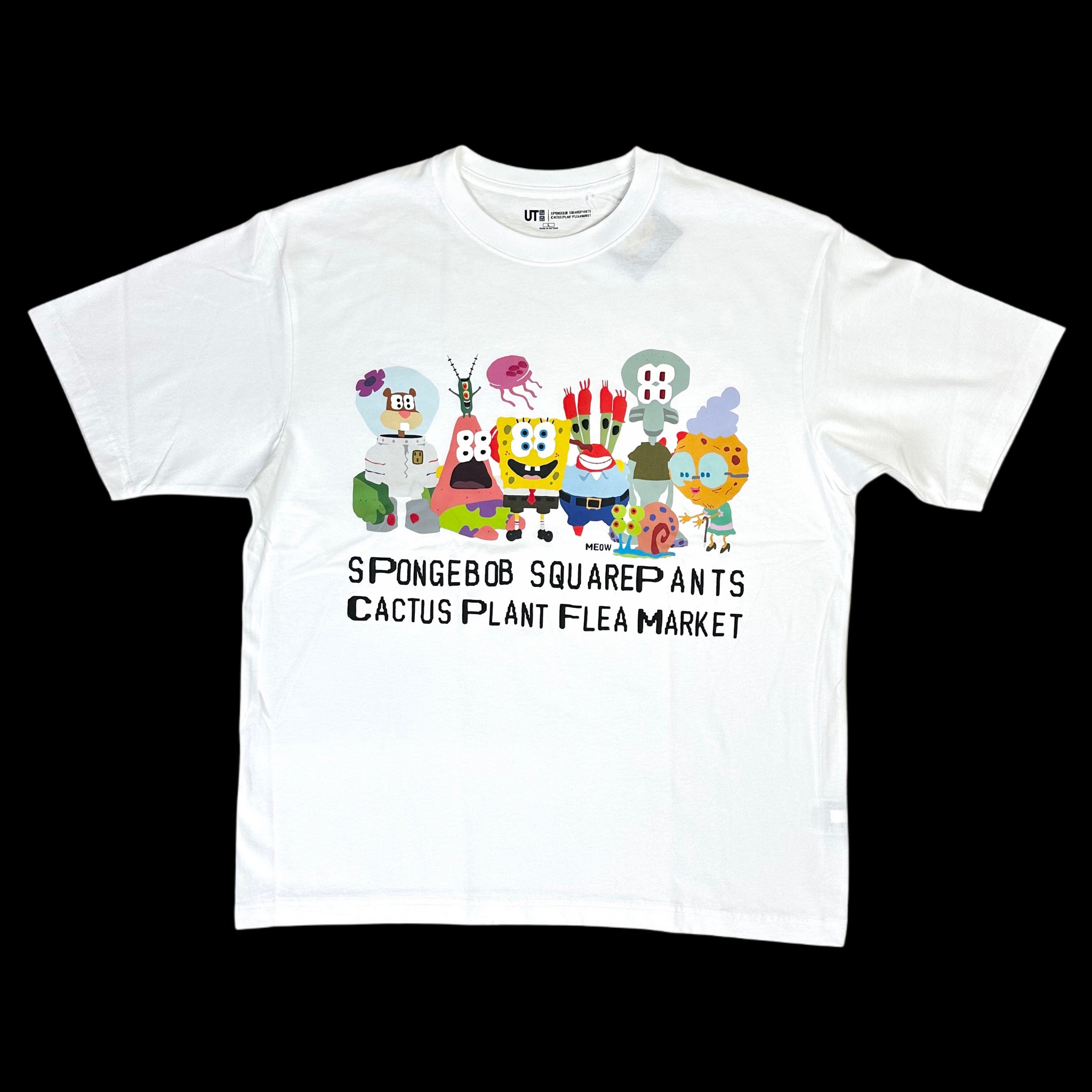 2024 cpfm // spongebob uniqlo gang tee white – change clothes