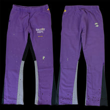 Load image into Gallery viewer, gallery dept painted flare sweatpant purple
