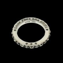 Load image into Gallery viewer, chrome hearts true fucking punk ring 3mm
