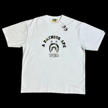 Load image into Gallery viewer, bape college shark wgm tee
