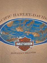 Load image into Gallery viewer, 2000s harley pacific hawaiian islands tee clay
