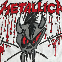 Load image into Gallery viewer, 1994 metallica summer shit tour blood tee white
